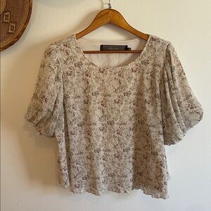 Floral Print Women's Top